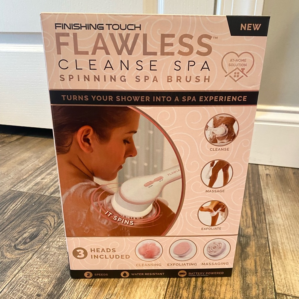 Brand New Finishing Touch Flawless Cleanse Spa Spinning Brush